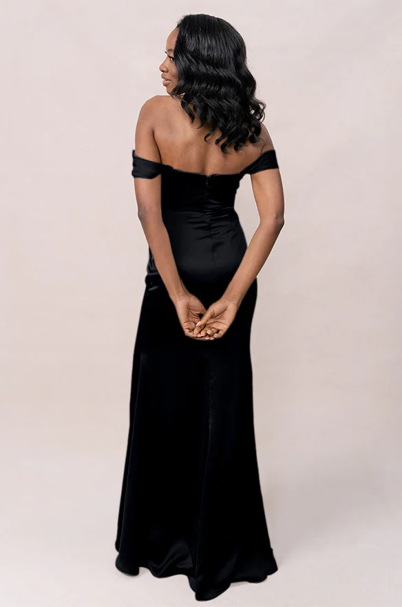 Ariel Convertible Satin Dress | Made To Order - Image 81