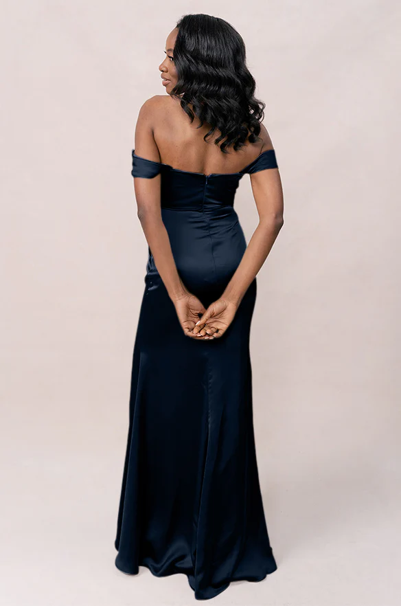 Ariel Convertible Satin Dress | Made To Order - Image 82