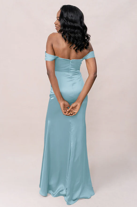 Ariel Convertible Satin Dress | Made To Order - Image 84