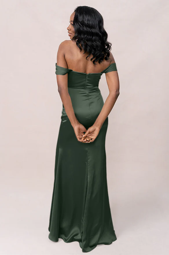 Ariel Convertible Satin Dress | Made To Order - Image 87