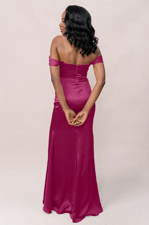 Ariel Convertible Satin Dress | Made To Order - Image 88