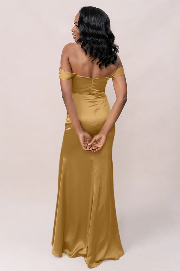 Ariel Convertible Satin Dress | Made To Order - Image 89