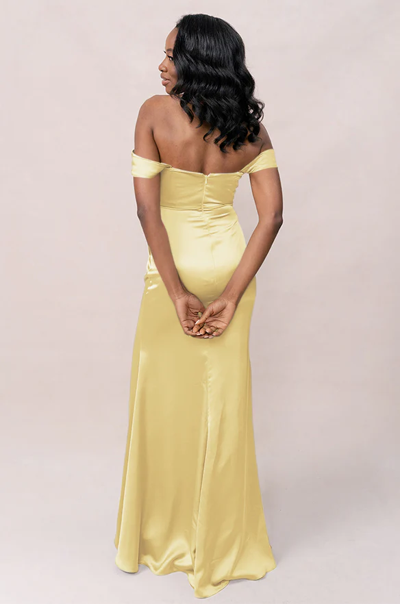 Ariel Convertible Satin Dress | Made To Order - Image 96