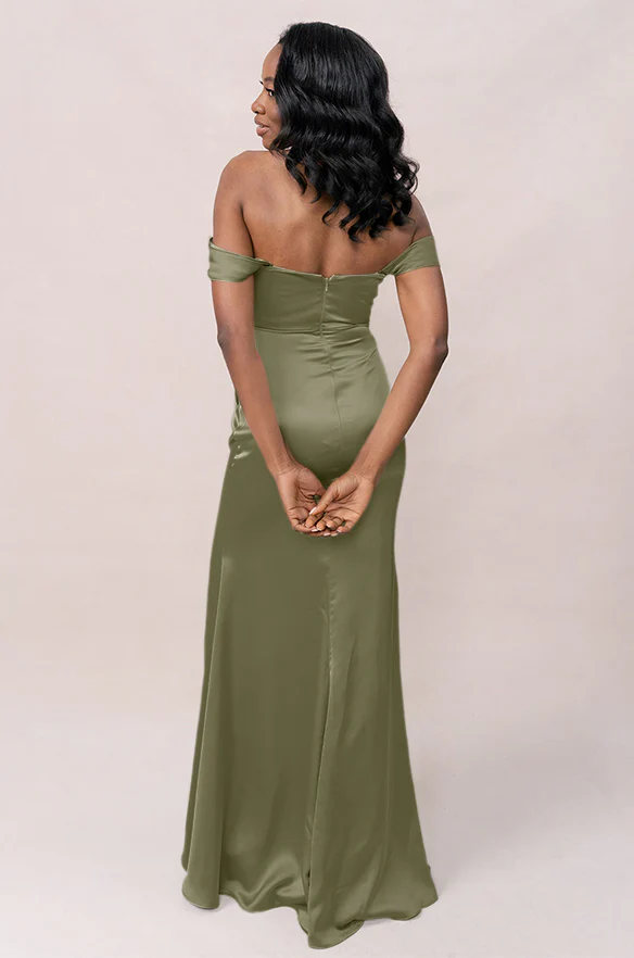 Ariel Convertible Satin Dress | Made To Order - Image 97