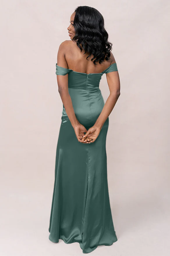 Ariel Convertible Satin Dress | Made To Order - Image 98