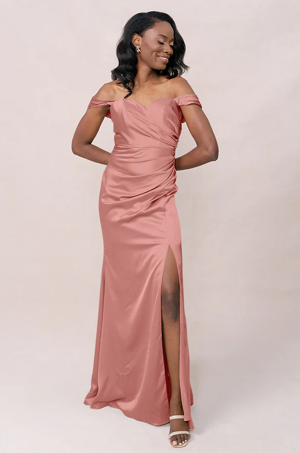 Ariel Convertible Satin Dress | Made To Order - Image 20