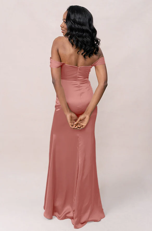 Ariel Convertible Satin Dress | Made To Order - Image 21