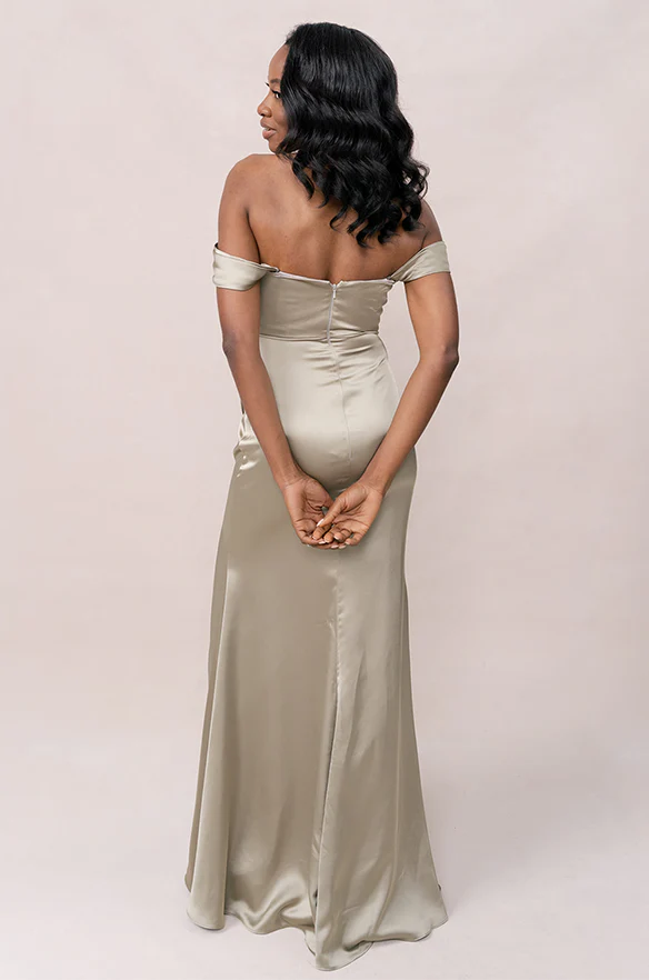 Ariel Convertible Satin Dress | Made To Order - Image 59