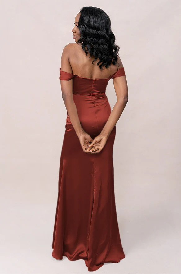 Ariel Convertible Satin Dress | Made To Order - Image 75