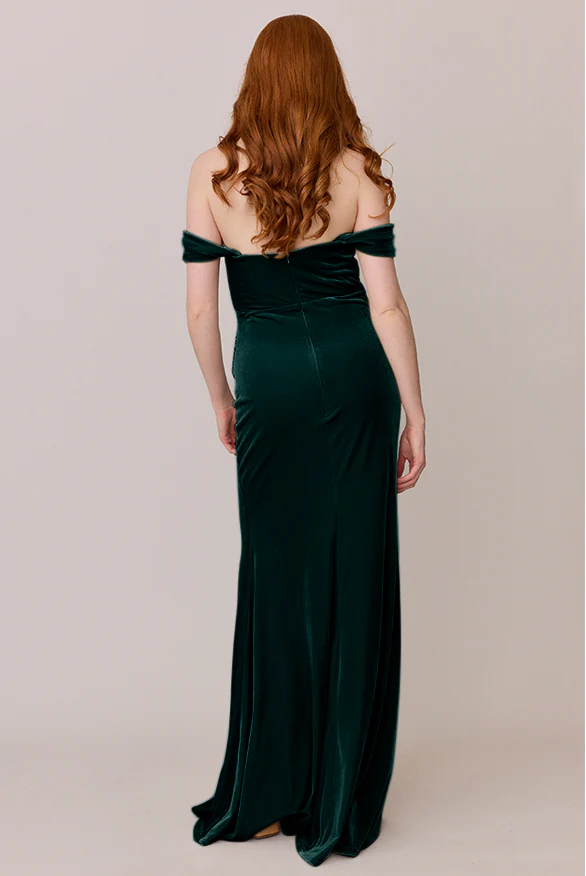 Ariel Convertible Velvet Dress | Made To Order - Image 13