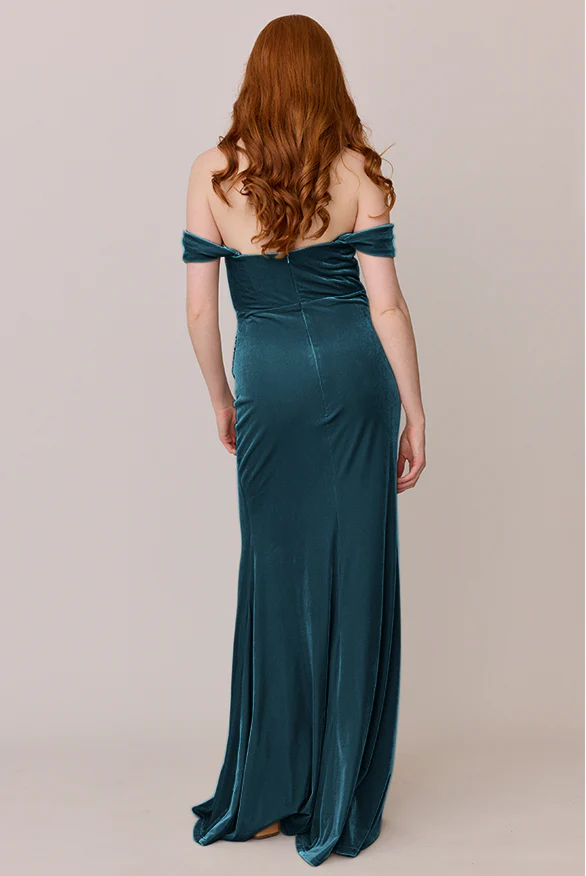 Ariel Convertible Velvet Dress | Made To Order - Image 15
