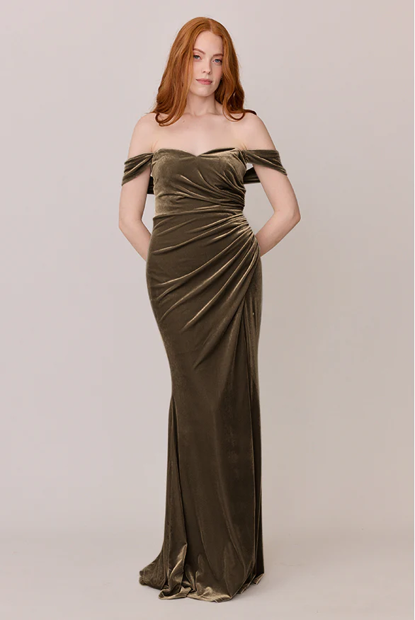Ariel Convertible Velvet Dress | Made To Order - Image 16