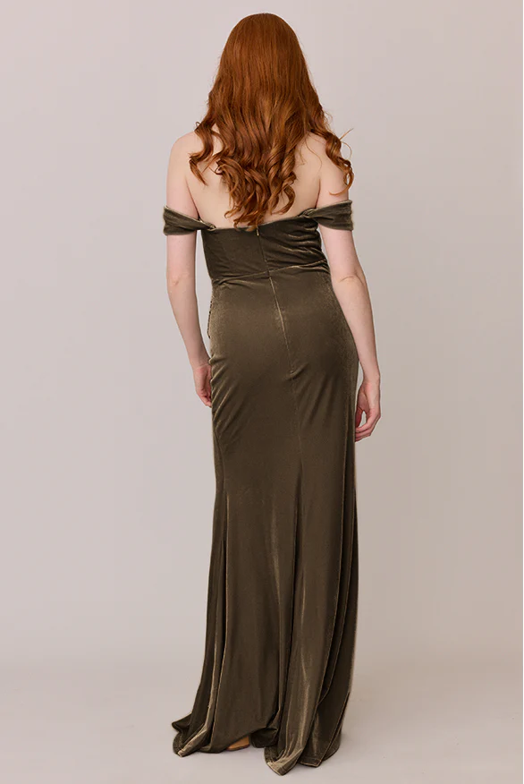 Ariel Convertible Velvet Dress | Made To Order - Image 17
