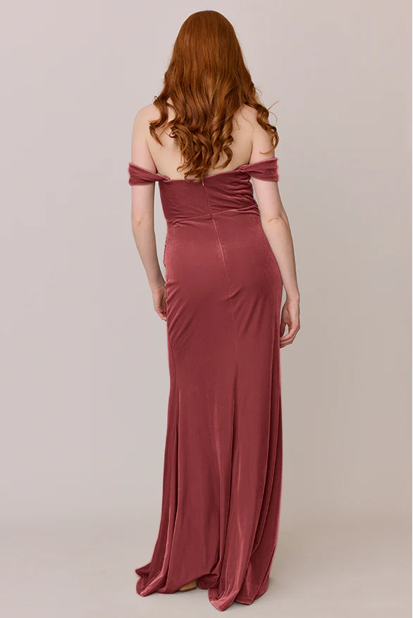 Ariel Convertible Velvet Dress | Made To Order - Image 19