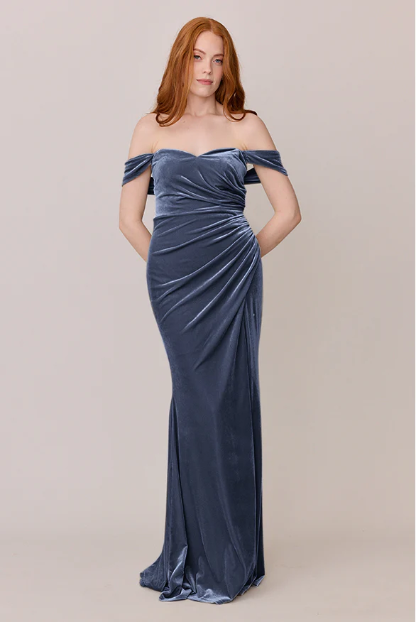 Ariel Convertible Velvet Dress | Made To Order - Image 24