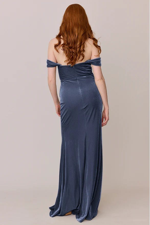 Ariel Convertible Velvet Dress | Made To Order - Image 25