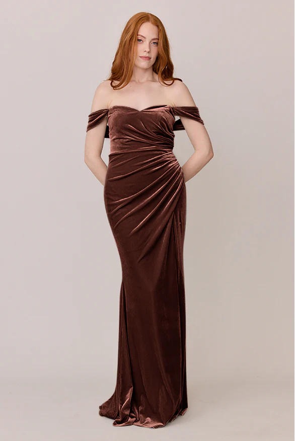 Ariel Convertible Velvet Dress | Made To Order - Image 26