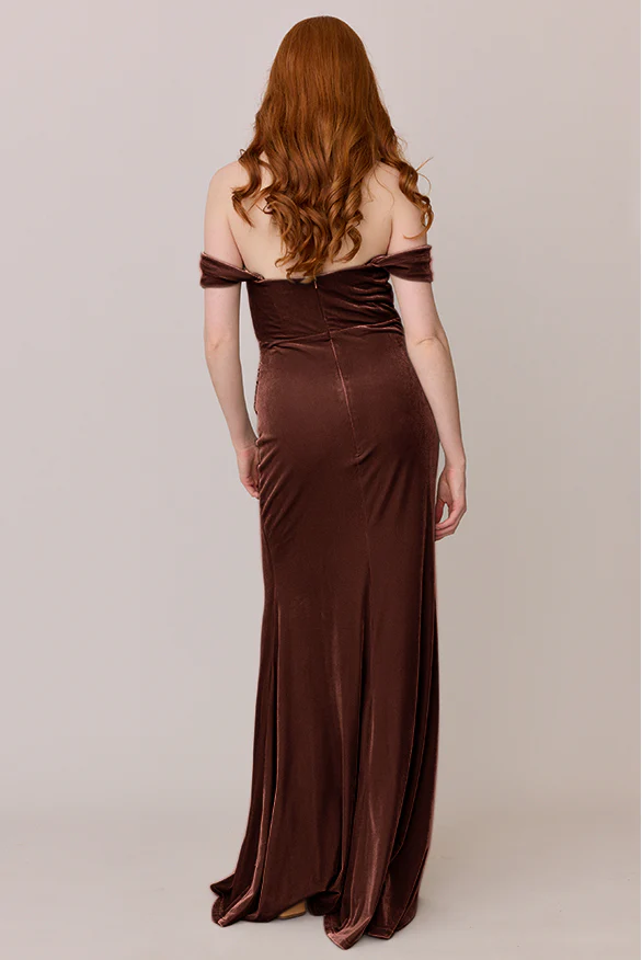 Ariel Convertible Velvet Dress | Made To Order - Image 27