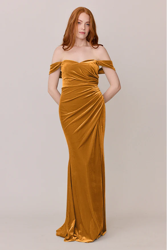 Ariel Convertible Velvet Dress | Made To Order - Image 28