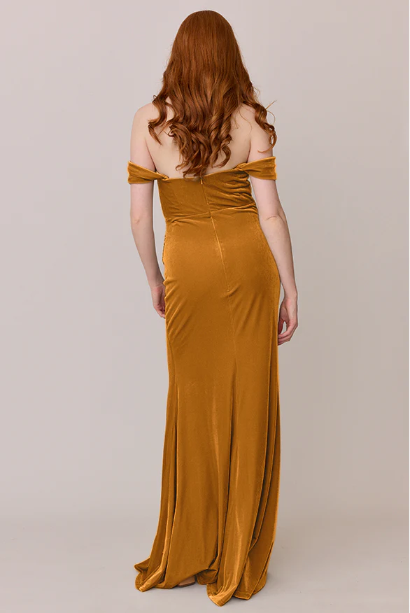 Ariel Convertible Velvet Dress | Made To Order - Image 29