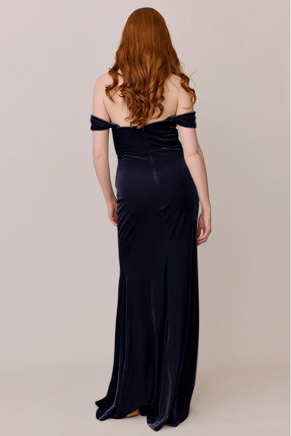 Ariel Convertible Velvet Dress | Made To Order - Image 31