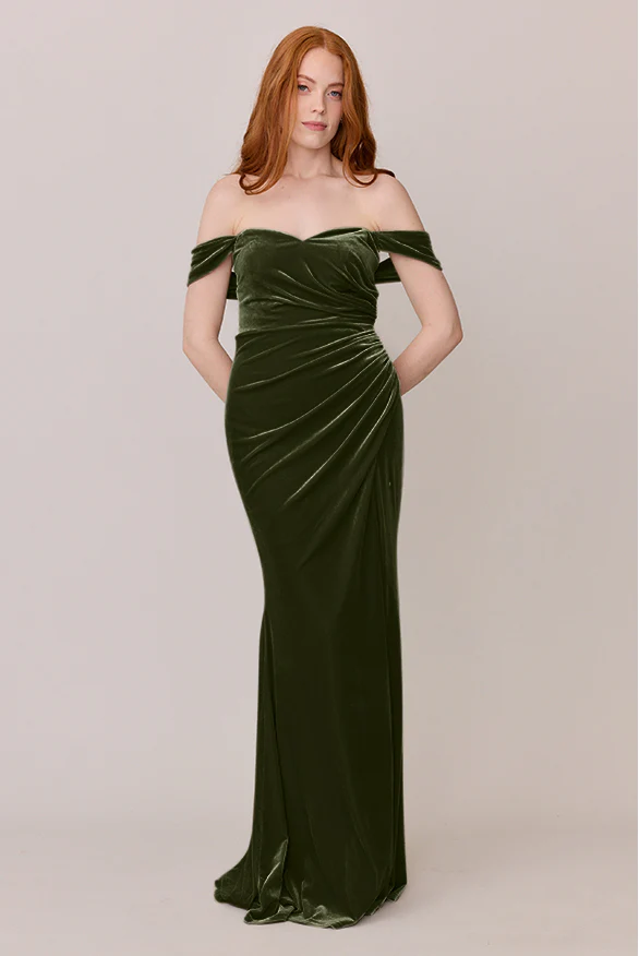 Ariel Convertible Velvet Dress | Made To Order - Image 32