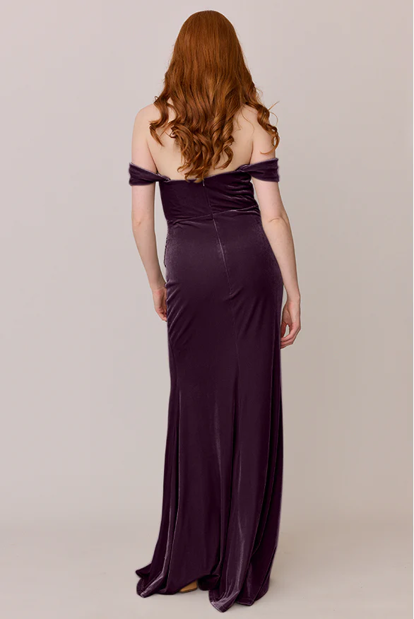 Ariel Convertible Velvet Dress | Made To Order - Image 35