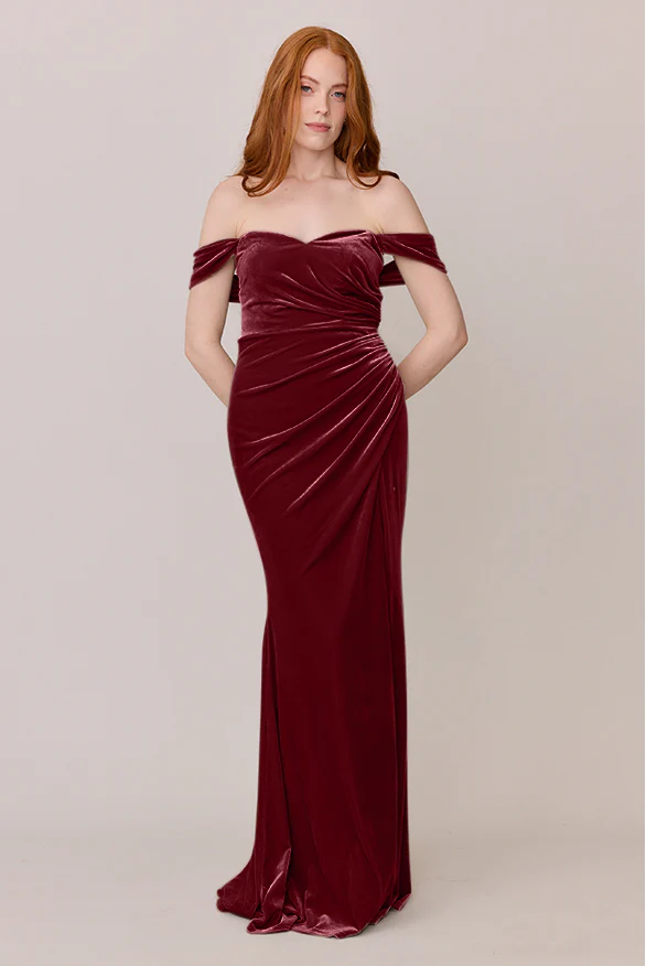 Ariel Convertible Velvet Dress | Made To Order - Image 36