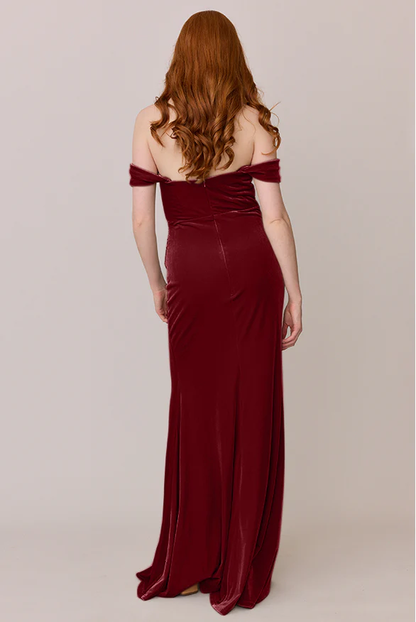 Ariel Convertible Velvet Dress | Made To Order - Image 37