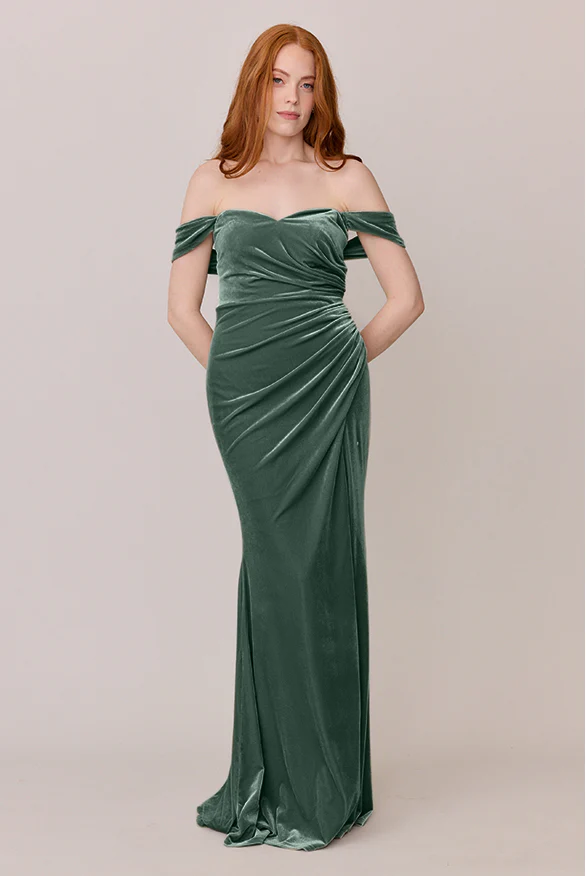 Ariel Convertible Velvet Dress | Made To Order - Image 38