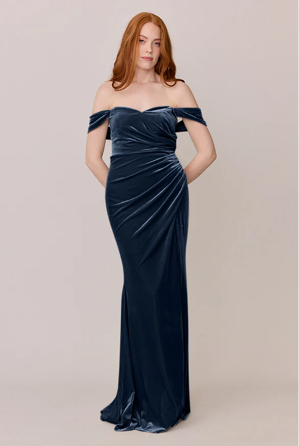 Ariel Convertible Velvet Dress | Made To Order - Image 40