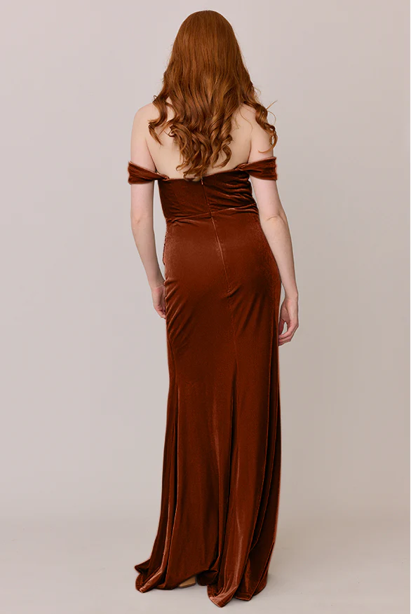 Ariel Convertible Velvet Dress | Made To Order - Image 43