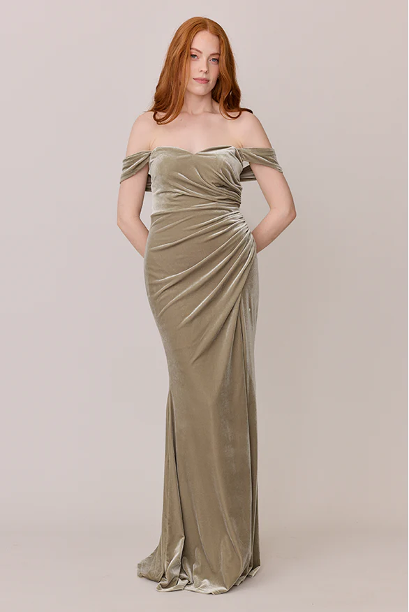 Ariel Convertible Velvet Dress | Made To Order - Image 44