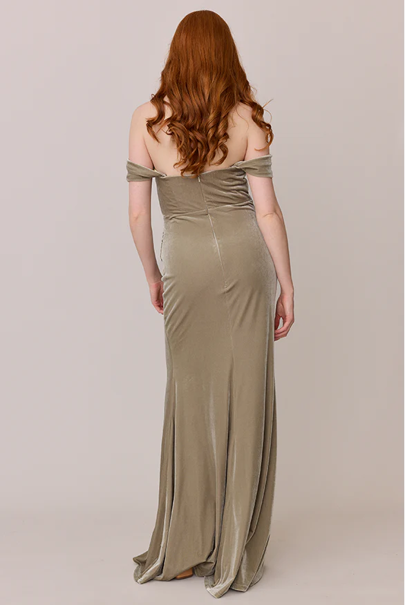 Ariel Convertible Velvet Dress | Made To Order - Image 45