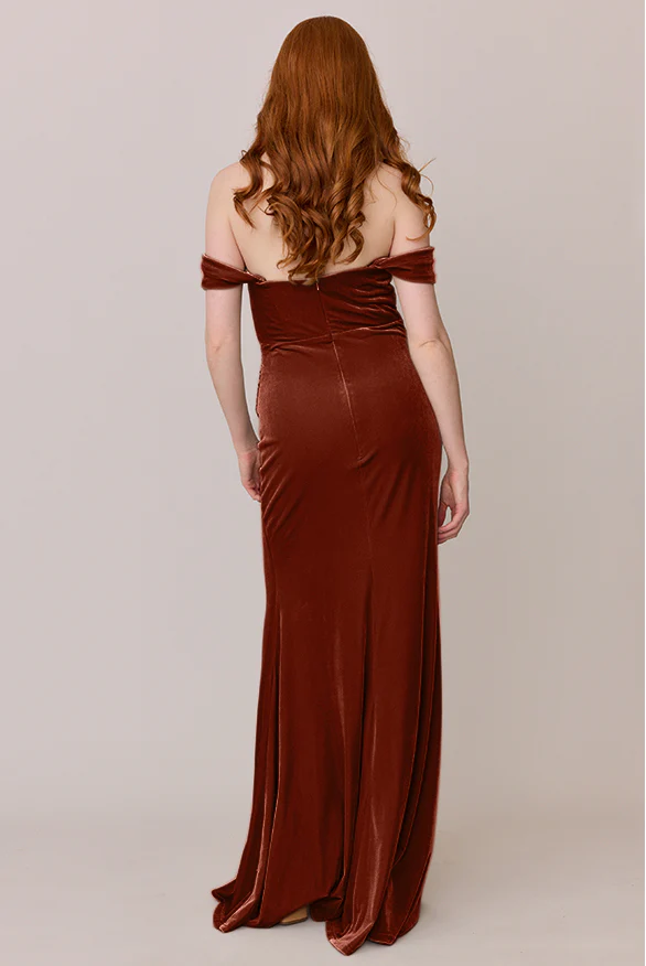 Ariel Convertible Velvet Dress | Made To Order - Image 47