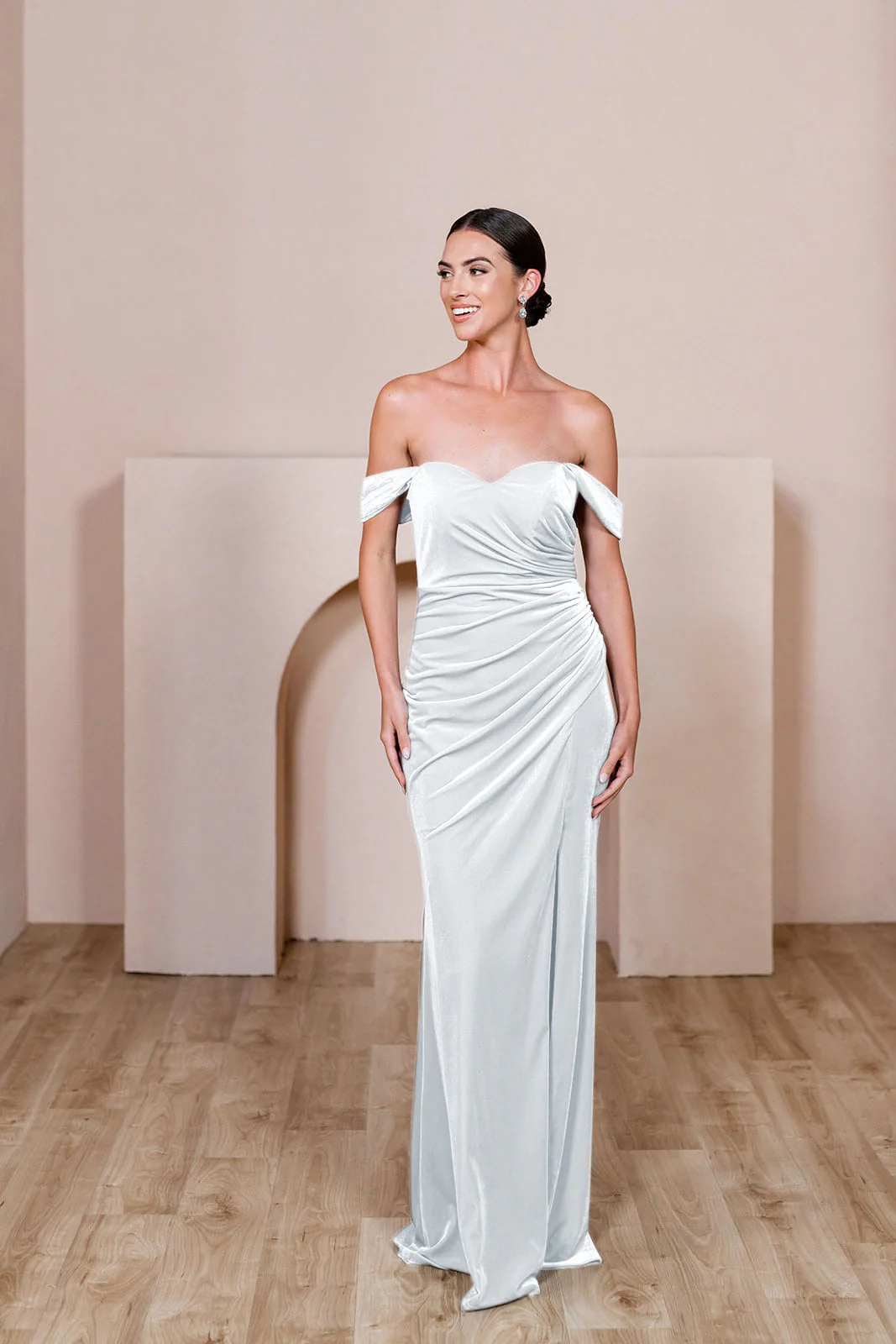 Ariel Convertible Velvet Dress | Made To Order - Image 49