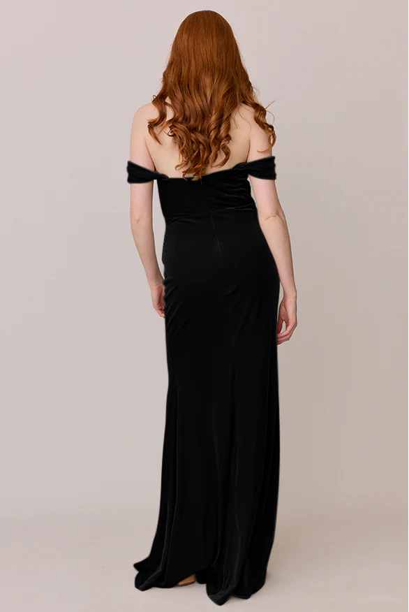 Ariel Convertible Velvet Dress | Made To Order - Image 5