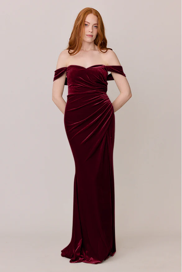 Ariel Convertible Velvet Dress | Made To Order - Image 8
