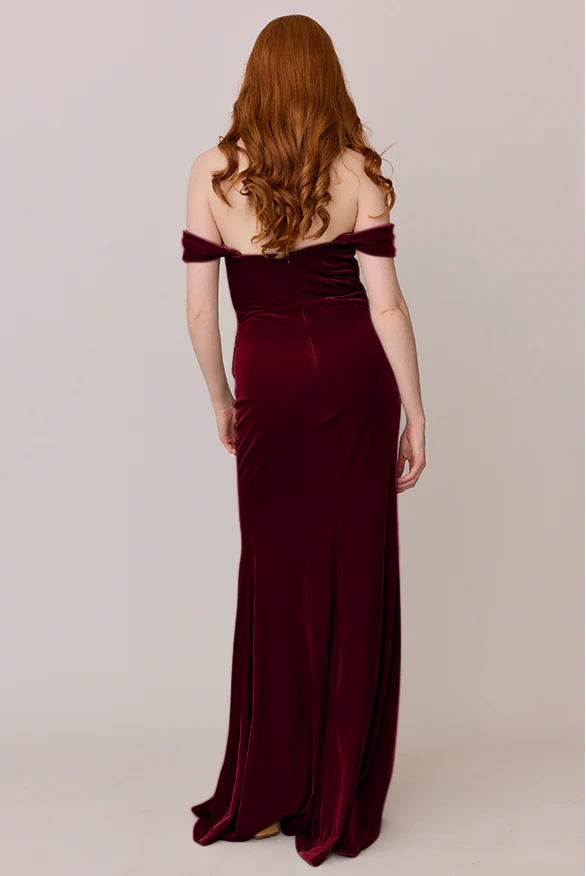 Ariel Convertible Velvet Dress | Made To Order - Image 9