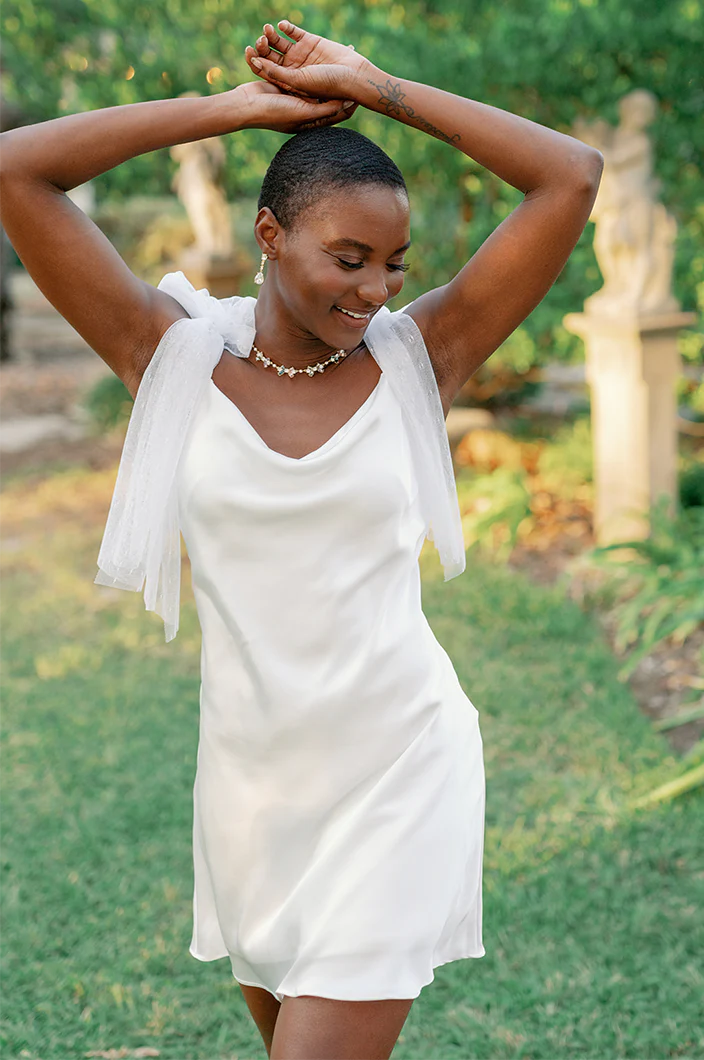 Audra Satin Mini Dress | Ready To Ship - Image 6