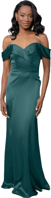 Bardot Satin Dress | Made To Order - Image 63