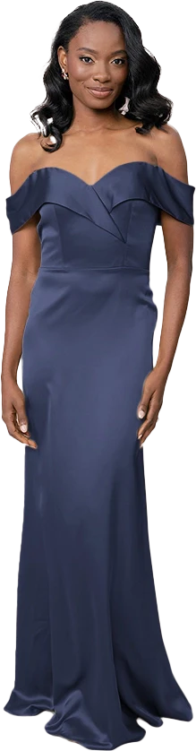 Bardot Satin Dress | Made To Order - Image 77