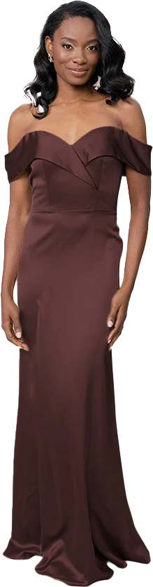 Bardot Satin Dress | Made To Order - Image 81