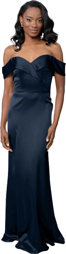 Bardot Satin Dress | Made To Order - Image 89