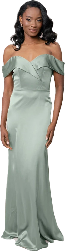 Bardot Satin Dress | Made To Order - Image 94