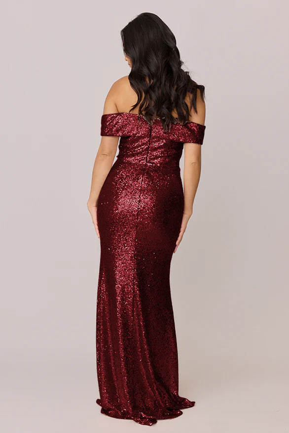 Bardot Sequin Dress | Made To Order - Image 11