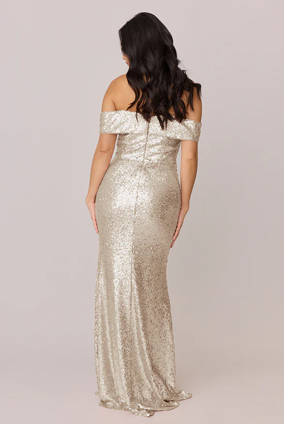 Bardot Sequin Dress | Made To Order - Image 14