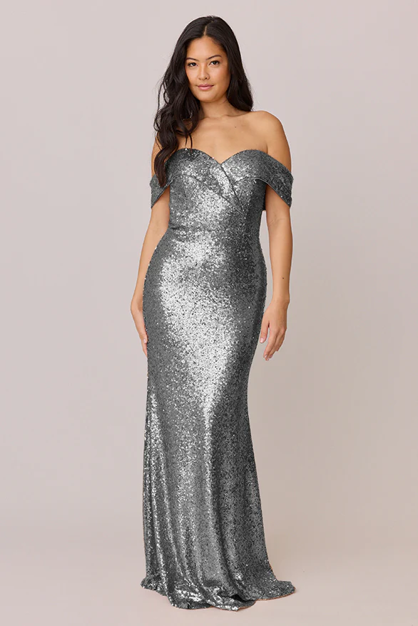 Bardot Sequin Dress | Made To Order - Image 15