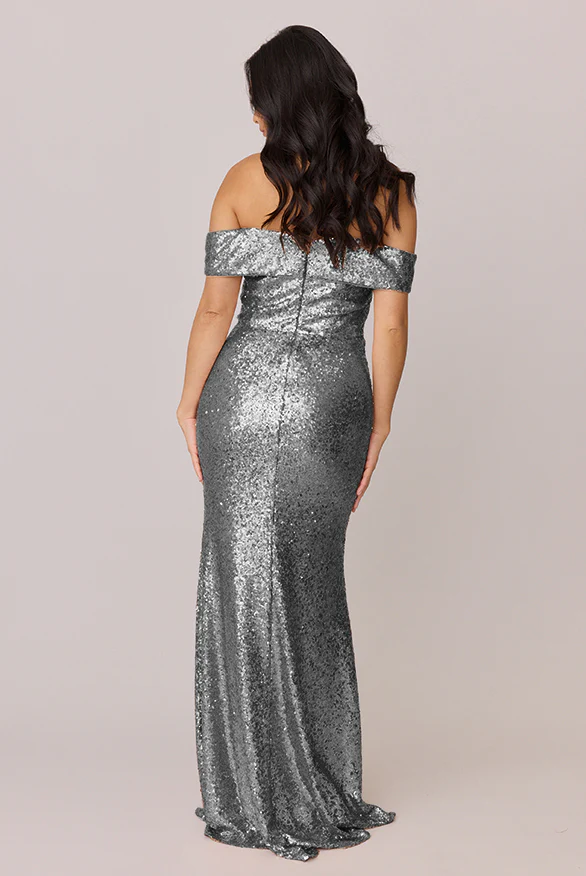 Bardot Sequin Dress | Made To Order - Image 16