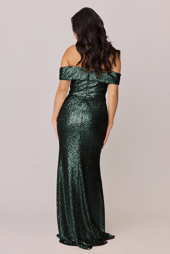 Bardot Sequin Dress | Made To Order - Image 18